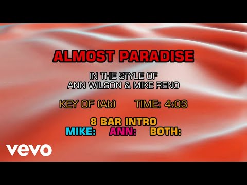 Video thumbnail for Ann Wilson, Mike Reno - Almost Paradise