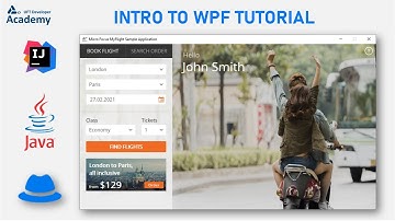 Introduction to WPF Demo App Flight Reservation