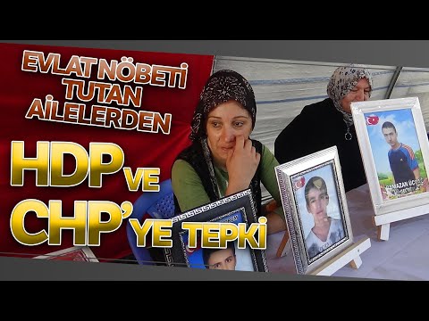 Evlat Nöbeti Tutan Ailelerden HDP ve CHP'ye Tepki