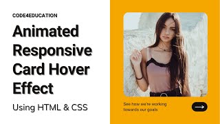Famous Responsive Card Slide Left Hover Effect | CSS Card Hover Effect Using HTML CSS | Code4education Wealth