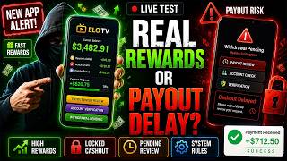 Elo TV App Review | Hidden Reward System or Payout Delay?