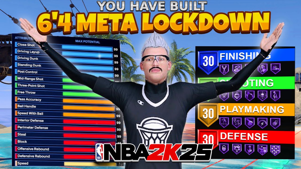 *NEW* 6’4 LOCKDOWN BUILD IS DOMINATING 2K25! THIS IS THE BEST LOCKDOWN ...