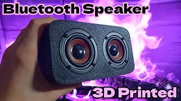 DIY 3D Printed Bluetooth Speaker | Step-by-Step Guide