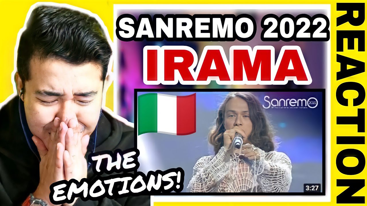 [ПЕРВАЯ РЕАКЦИЯ] – Ирама поет «Ovunque sarai» – Сан-Ремо, 2022 г.