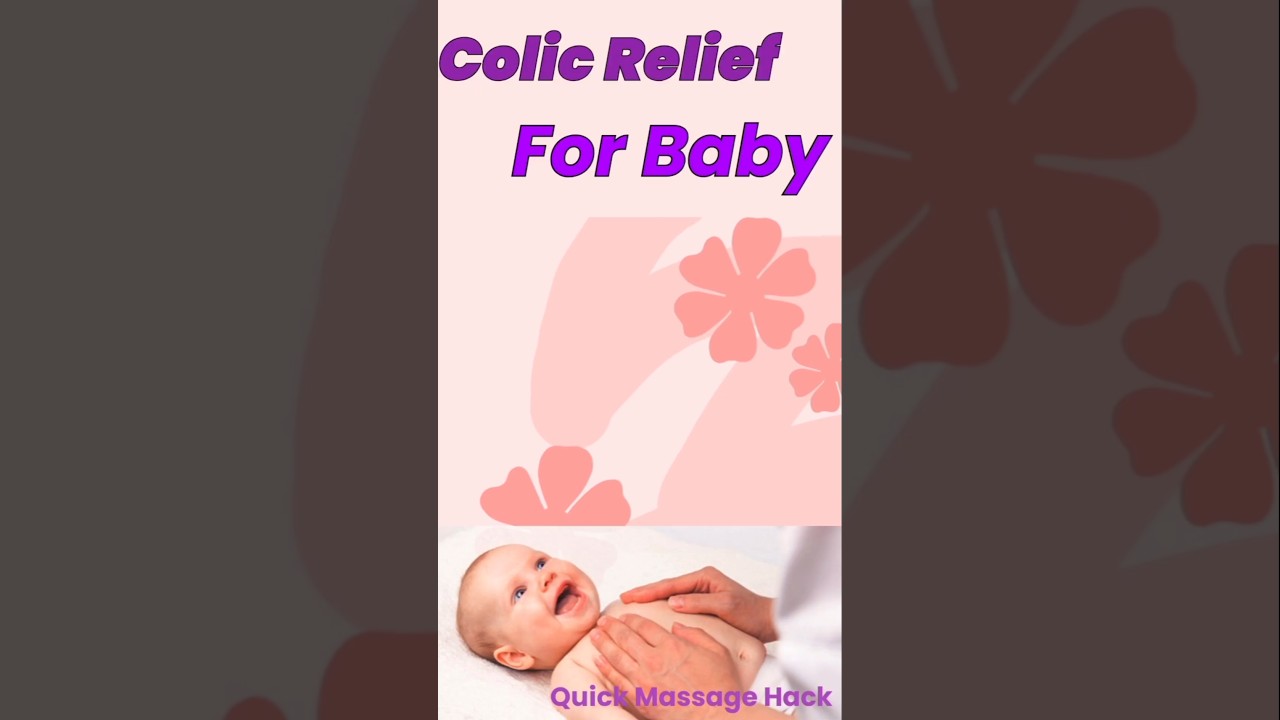 Baby Colic Relief with Olive Oil Tummy Massage | Gentle Gas Relief Technique 
