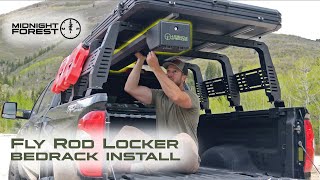 tacoma bed fishing rod holder V4 Truck X-Rocket Fishing Rod Holder for