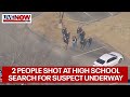 McEachern High school shooting: 2 people shot, suspect on the run | LiveNOW from FOX