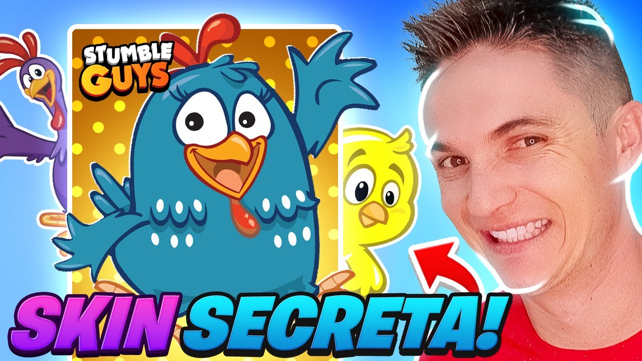 LIBEREI A SKIN SECRETA DA GALINHA PINTADINHA NO STUMBLE GUYS🐥