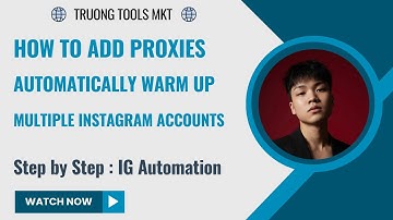 How To Add Proxies and Automatically Warm Up Multiple Instagram Accounts | BOT IG