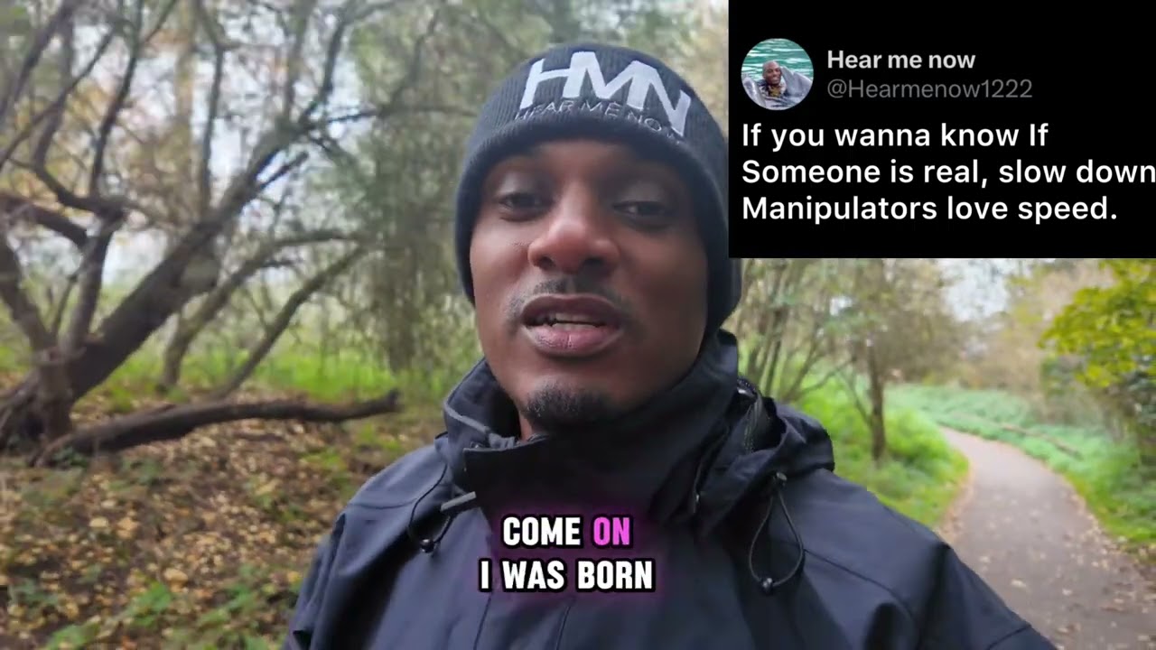 If you want to know if someone’s real or fake or not just slow down manipulators love speed.