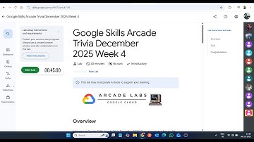 Google Skills Arcade Trivia December 2025 Week 4 || Lab Solution || Google Cloud Arcade 2025