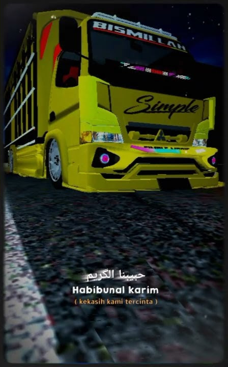Sholawat lirik versi bussid#3||Bus simulator Indonesia