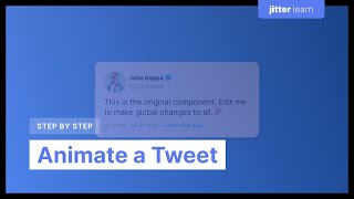 Design A Tweet Animation