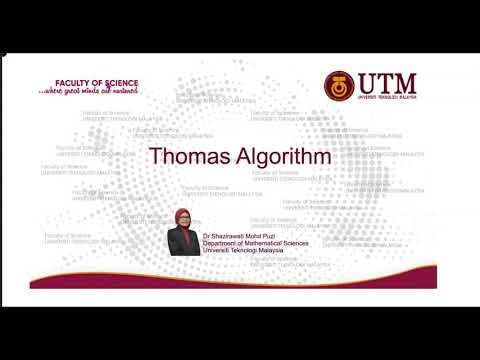 Thomas Algorithm