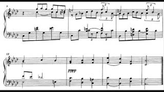 Alexander Scriabin - Feuillet d'Album de Monighetti in A flat Major (1889)