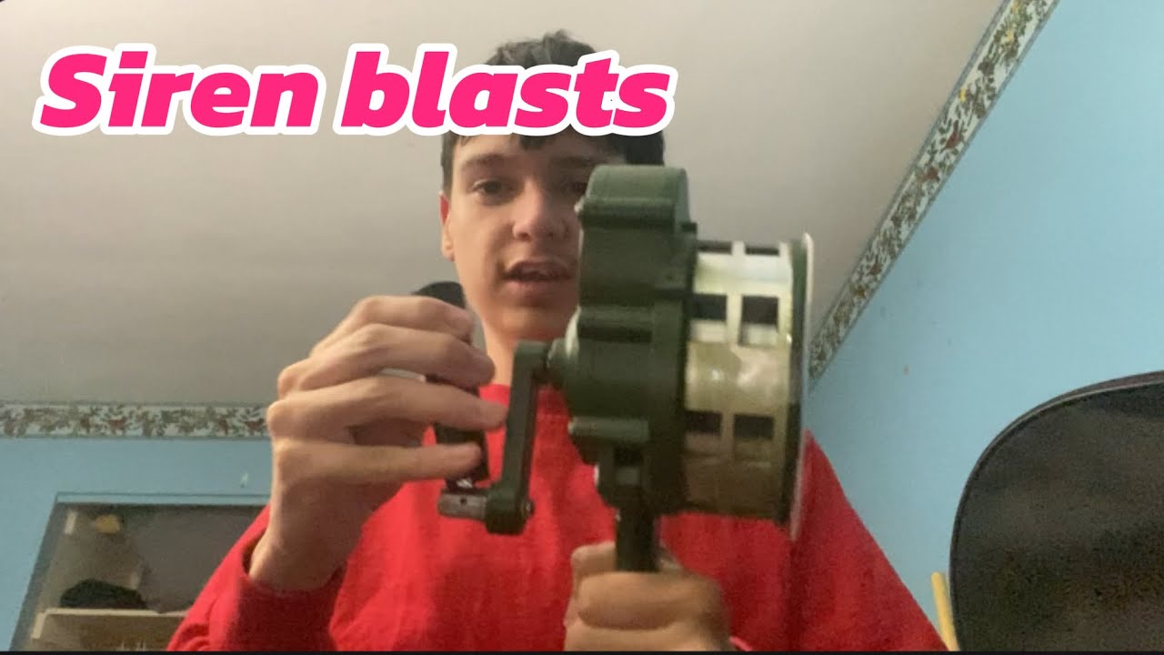 My Hand Crank Siren Blast
