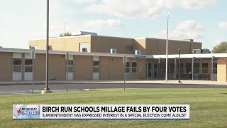 Birch Run Schools operating millage fails by 4 votes
