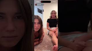 Two Pretty Girls Show Their Feet