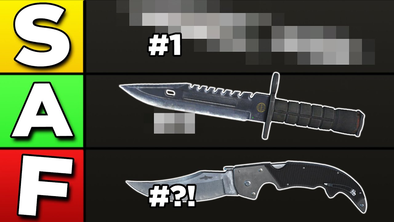 Ranking Every VANILLA KNIFE in CSGO! YouTube