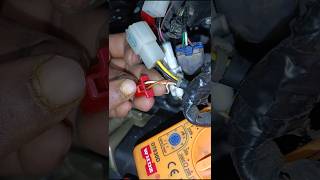 TVS Radeon pickup coil & magnet coil checking #shortvideo