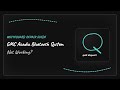 GMC Acadia Bluetooth System Not Working: Repair Steps