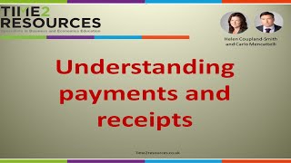 Understanding payments and receipts