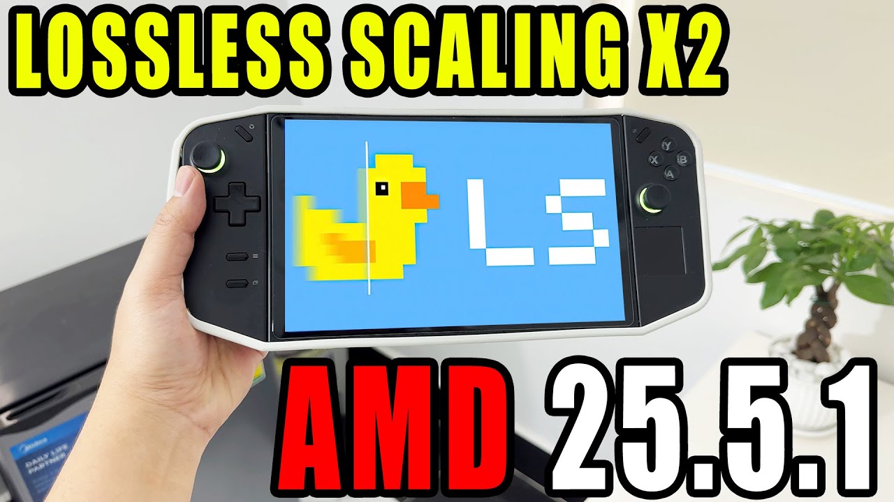 LEGION GO: Lossless Scaling with AMD Driver 25.5.1 – Tested in 4 Games