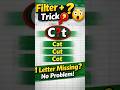 Excel Filter with ? Wildcard | Ek Character Search Trick | #exceltips #excelhindi #exceltricks