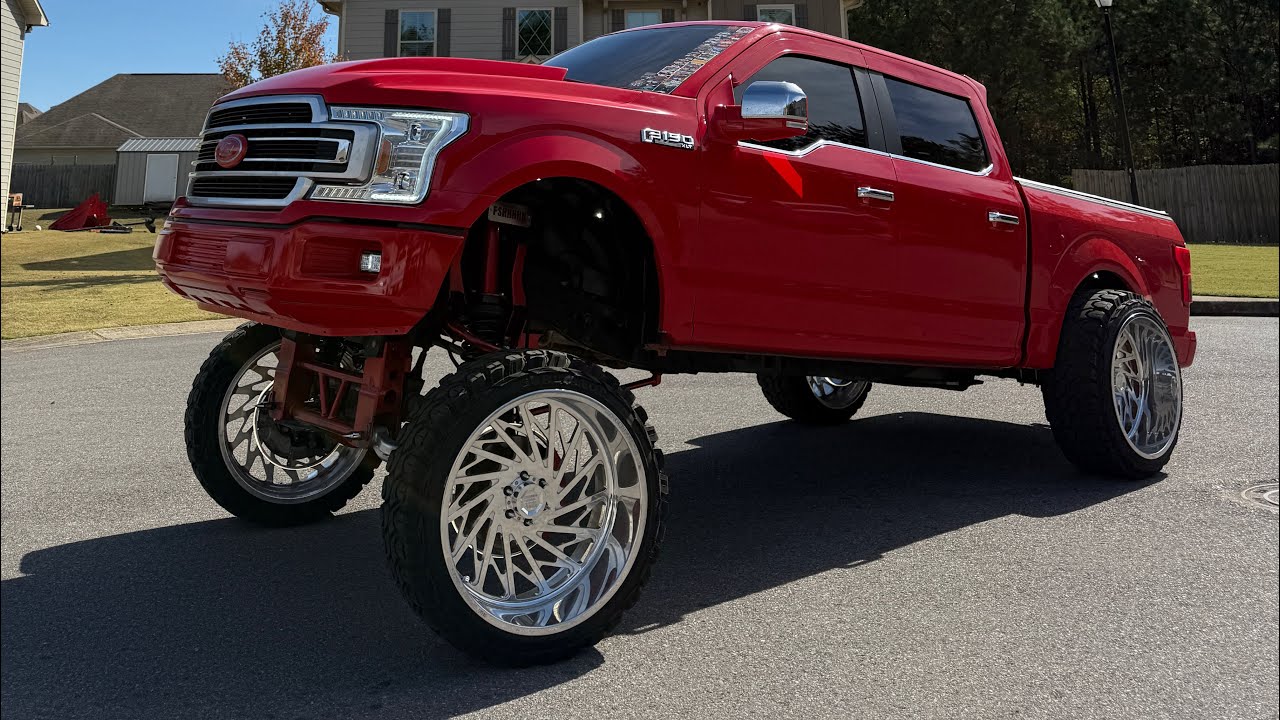 Вид от первого лица: за рулём самого высокого Ford F150 в Алабаме | #безумный #автомобиль #поднят...