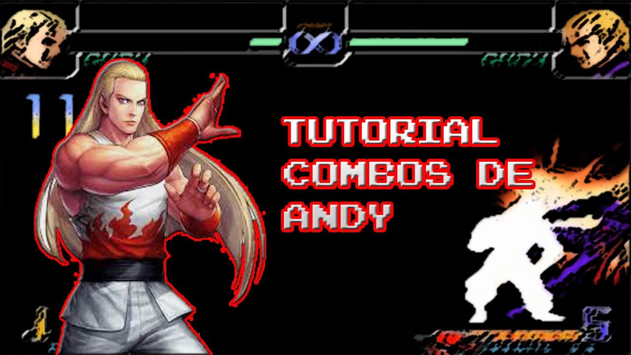 KOF 2002 TUTORIAL Combos de Andy