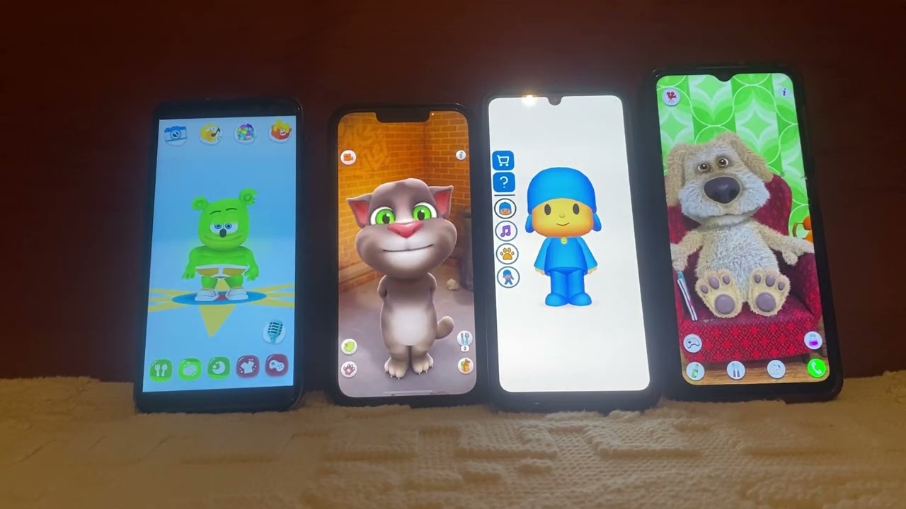 Gummy Bear Echo vs Talking Tom Echo vs Pocoyo Echo vs Talking Ben Echo