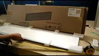 Panel LED 30x120cm 40W alu