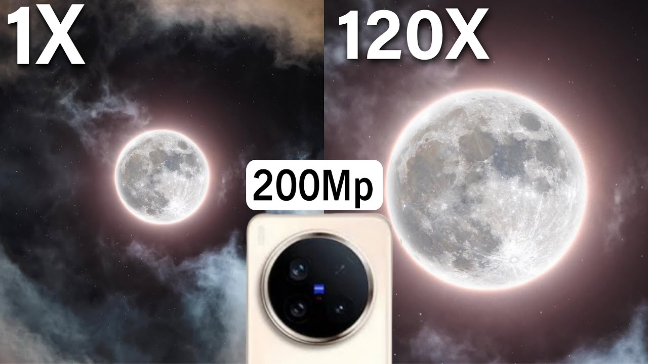 Vivo X300 Pro Hands On Moon Zoom Test 200Mp Telephoto Zooming Test