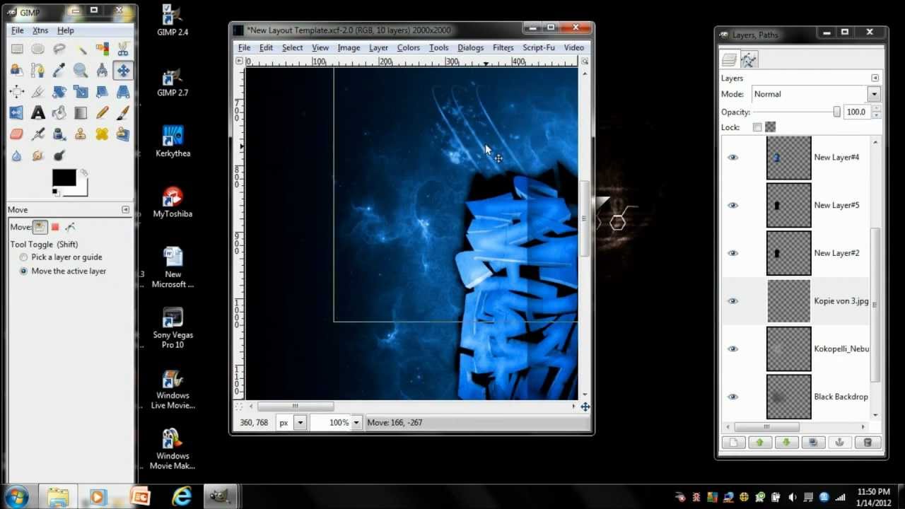 GFX Speed Art | TheColonelJman Youtube Background