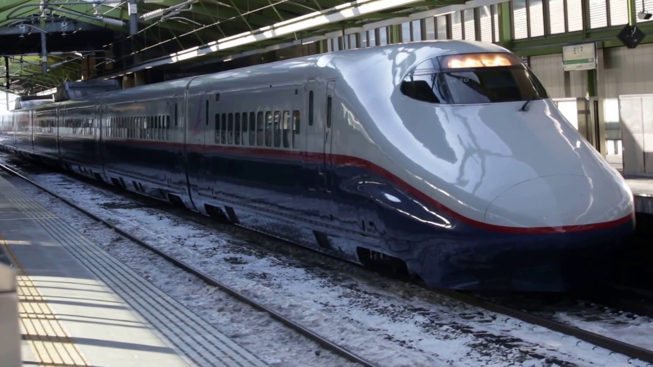 【E2系N編成完全引退 東芝・シーメンスGTO-VVVFインバーター】北陸新幹線（長野新幹線）E2系N10編成、あさま526号 佐久平駅接近放送・発車メロディー ホームドア開閉