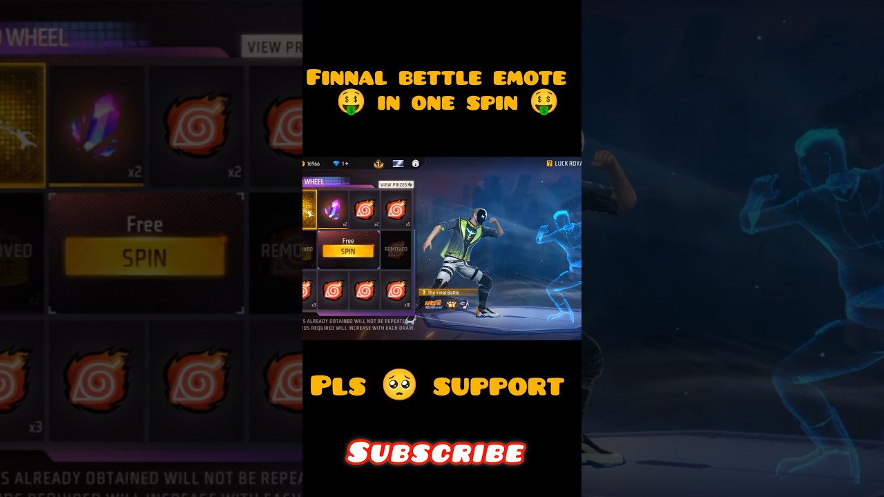 Final Battle Duo Emote In One Spin ?🤔!