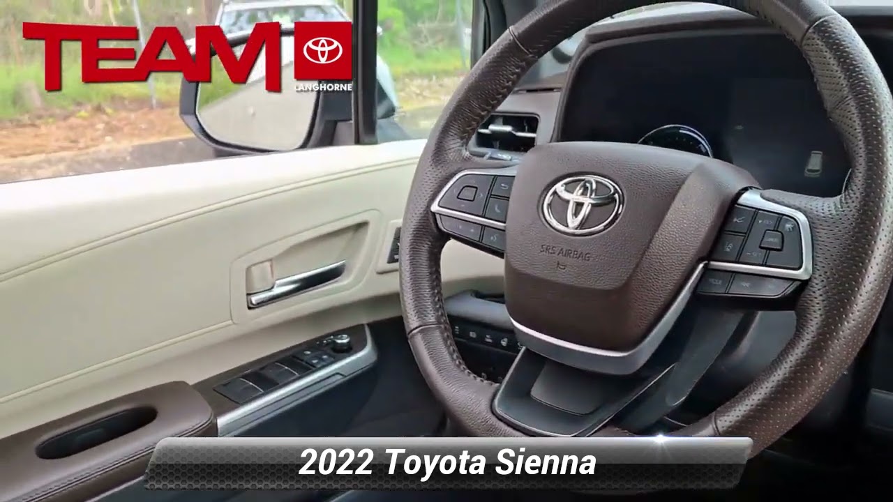 Certified 2022 Toyota Sienna Platinum, Langhorne, PA 132156A - YouTube