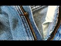 Como trocar ziper de cala jeans atualizado