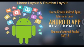 Android Tutorial PART-3  // Linear layout & Relative layout