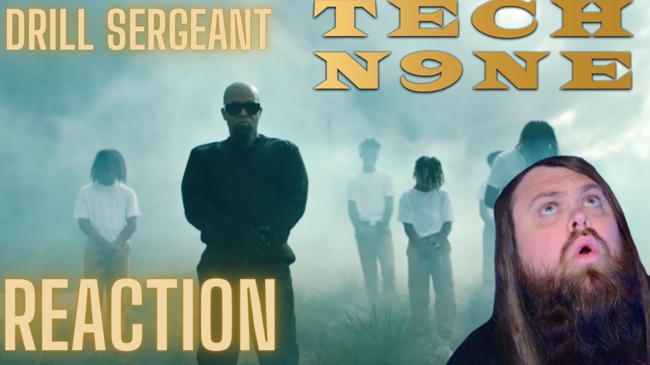 Very Powerful! Tech N9ne - Drill Sergeant (REACTION)