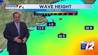 WPRI 12 Weather Forecast for 8/22/25: Rough surf continues today; Sunny and dry weekend