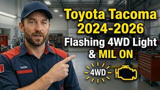 Toyota Tacoma 2024-2026 Flashing 4WD Light & MIL ON | DTC P277111 P178462 P17AC62 Fix Toyota Tacoma 2024-2026 Flashing 4WD Light & MIL ON | DTC P277111 P178462 P17AC62 Fix