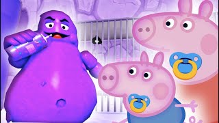 BABY Peppa Pig ESCAPE Grim Barry's Prison in Roblox