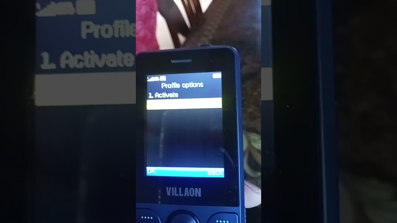 How to set ringtone, volume in villaon mobile