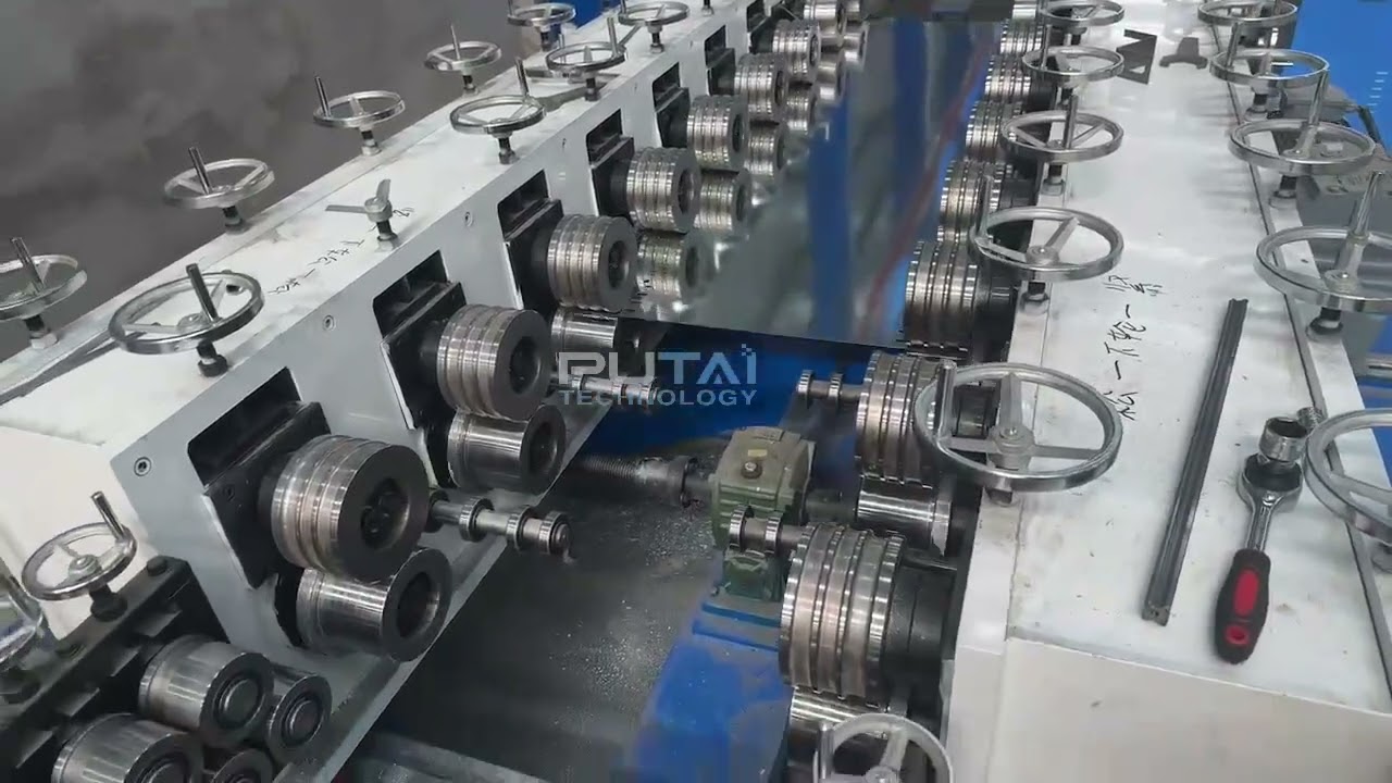 Putai High Quality Cable Tray Roll Forming Machine With Automatic Packing System