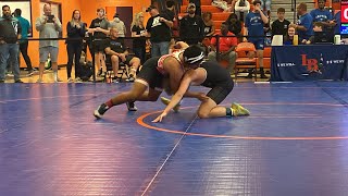 Uziel Moro (Dunedin High School) vs SFCA (FHSAA 1A R3 Regional Wrestling Championship) (2/25/2023)