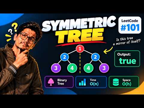 Symmetric Tree in Java | LeetCode #101 | Binary Tree | Recursion | DSA