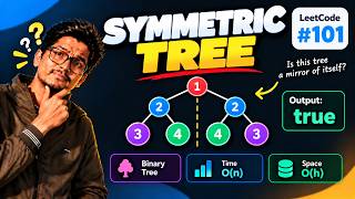 Symmetric Tree in Java | LeetCode #101 | Binary Tree | Recursion | DSA