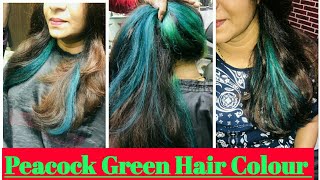 Green hair highlightsplease keep at watch  YouTube