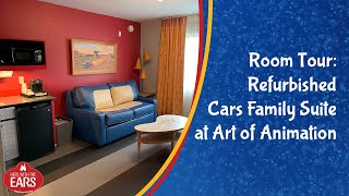 Art of Animation  Cars Family Suite  Room Tour